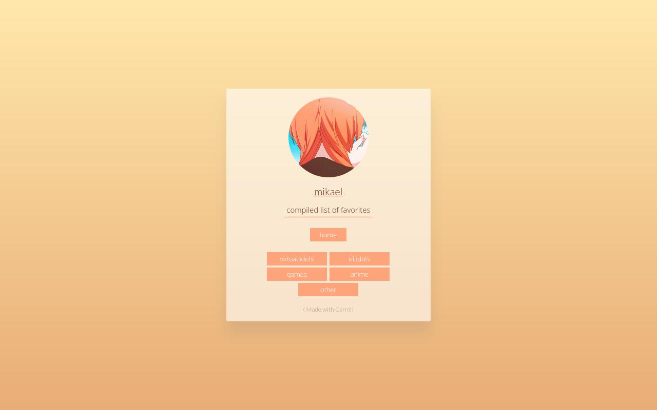 Carrd profile picture for @ezreal